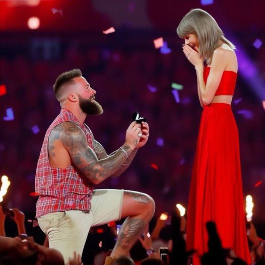 Shocking: Travis Kelce’s On-Stage Proposal to Taylor Swift Was Just a Set-Up?