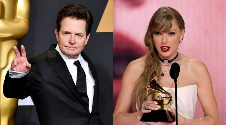 Michael J. Fox says Taylor Swift ‘changed the economy’ and ‘changed the way the world works’ as he predicts the singer will be successful